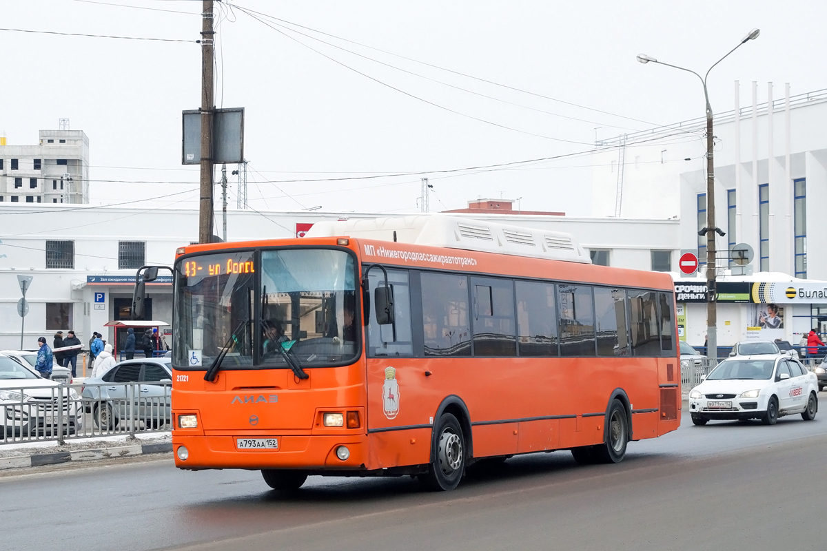 Нижегородская область, ЛиАЗ-5293.70 № 21721