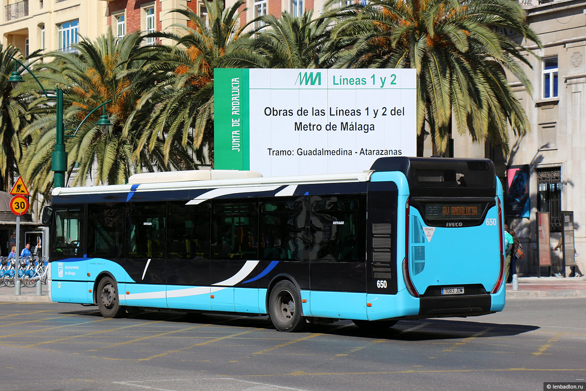 Hiszpania, IVECO Urbanway 12M Nr 650