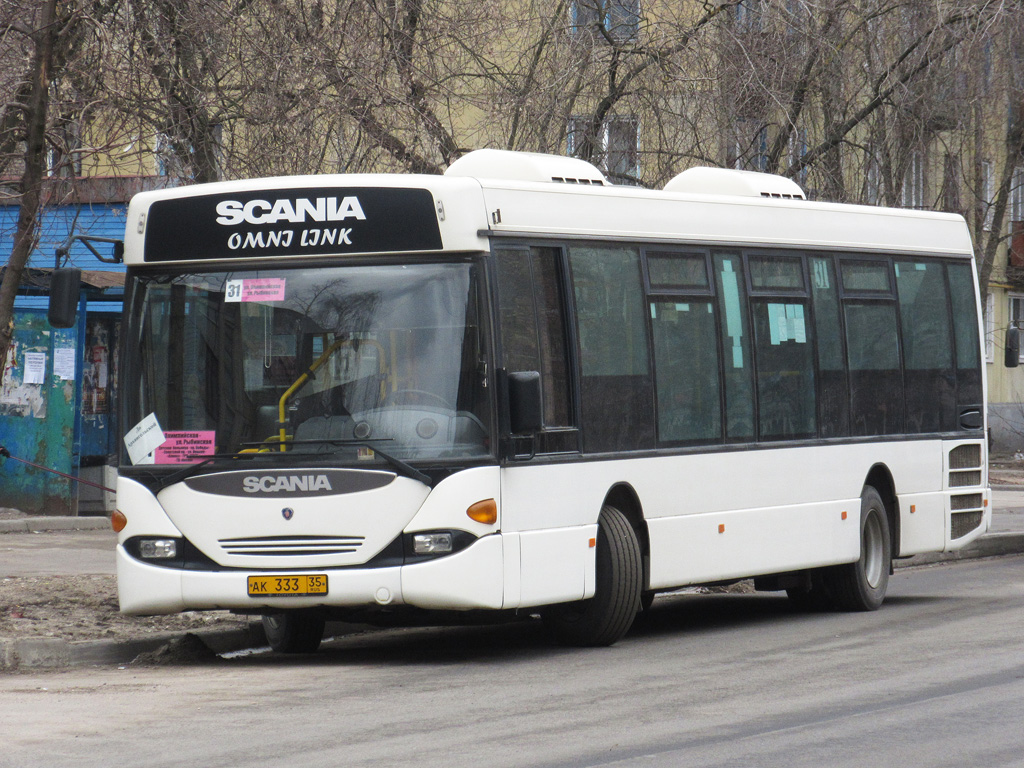 Вологодская область, Scania OmniLink I (Скания-Питер) № АК 333 35