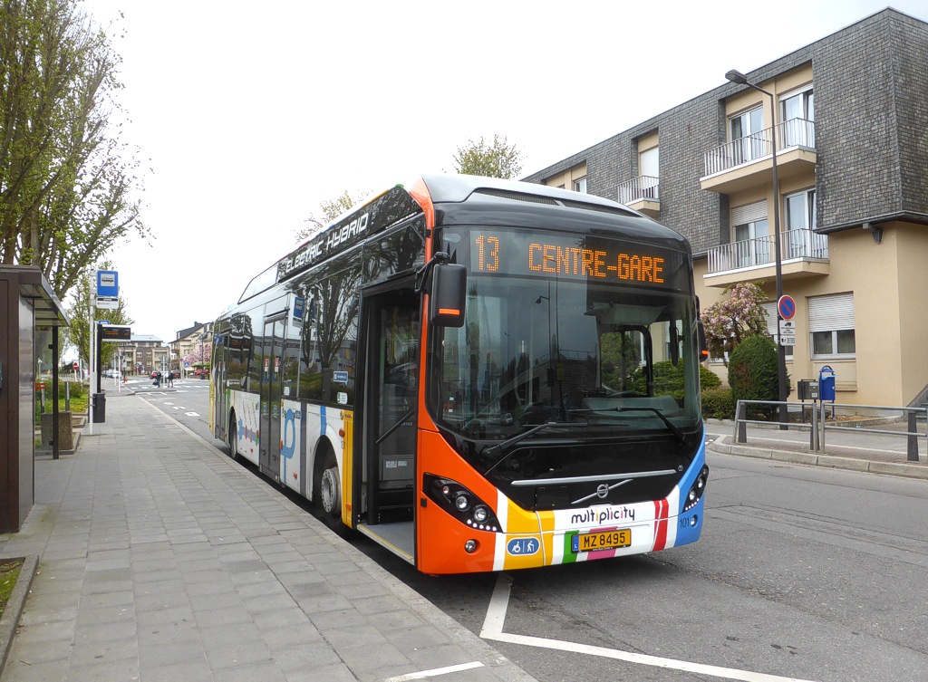 Люксембург, Volvo 7900 Electric Hybrid № 101