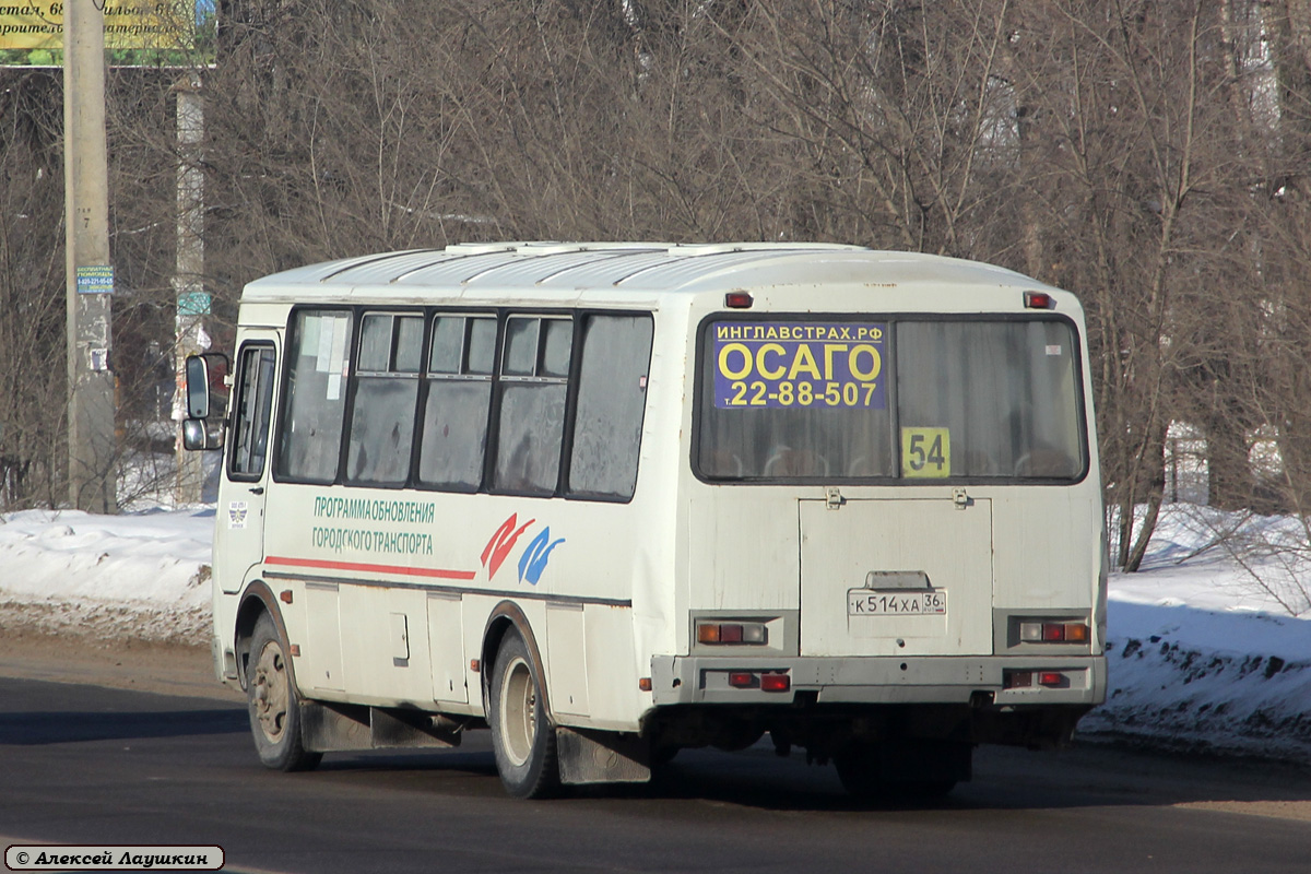 Воронежская область, ПАЗ-4234 № К 514 ХА 36