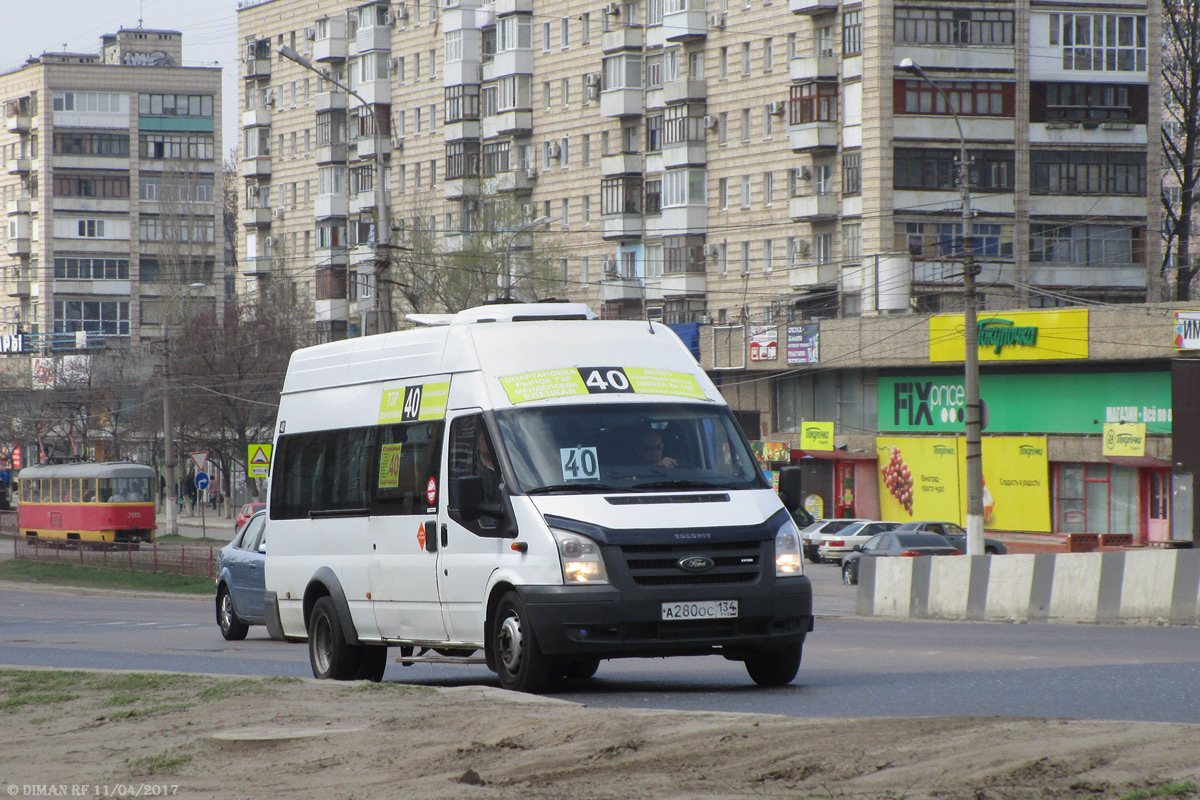 Волгоградская область, Нижегородец-222702 (Ford Transit) № А 280 ОС 134