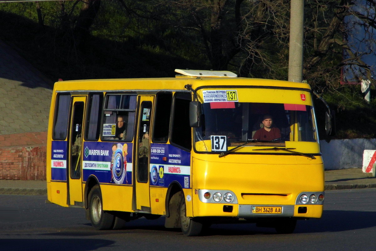 Одесская область, Богдан А09201 (ЛуАЗ) № BH 3628 AA