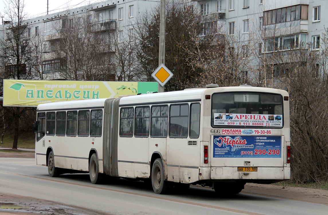 Псковская область, Mercedes-Benz O345G № 666