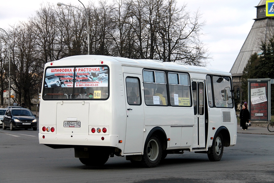 Псковская область, ПАЗ-32053 № О 924 КС 60