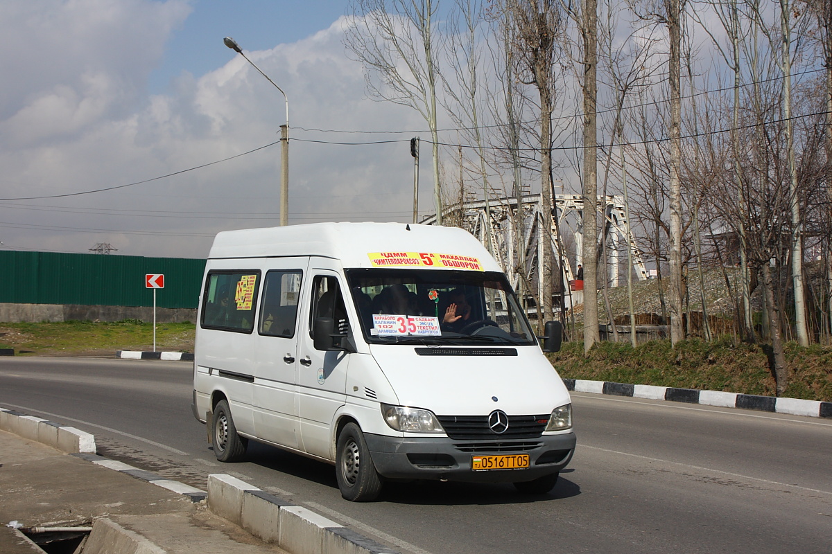 Таджикистан, Mercedes-Benz Sprinter № 0516 ТТ 05 — Фото — Автобусный  транспорт