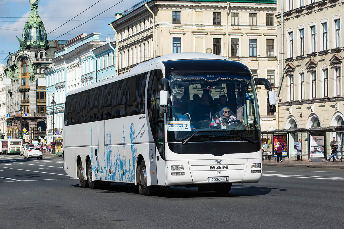 Санкт-Петербург, MAN R08 Lion's Coach L RHC444 L № В 200 КУ 178