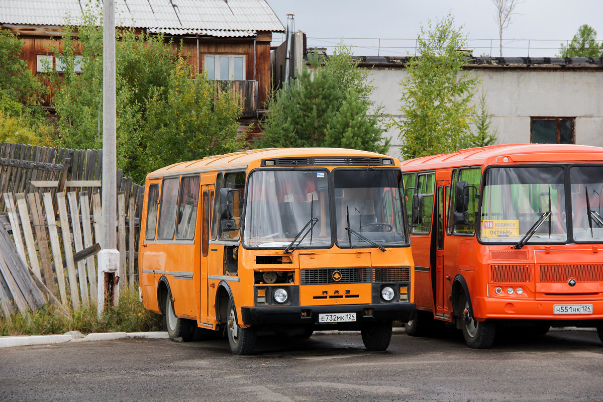 Красноярский край, ПАЗ-3205-110-60 № Е 732 МК 124
