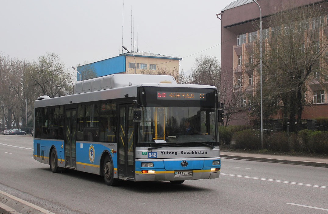 Алматы, Yutong ZK6118HGA № 848