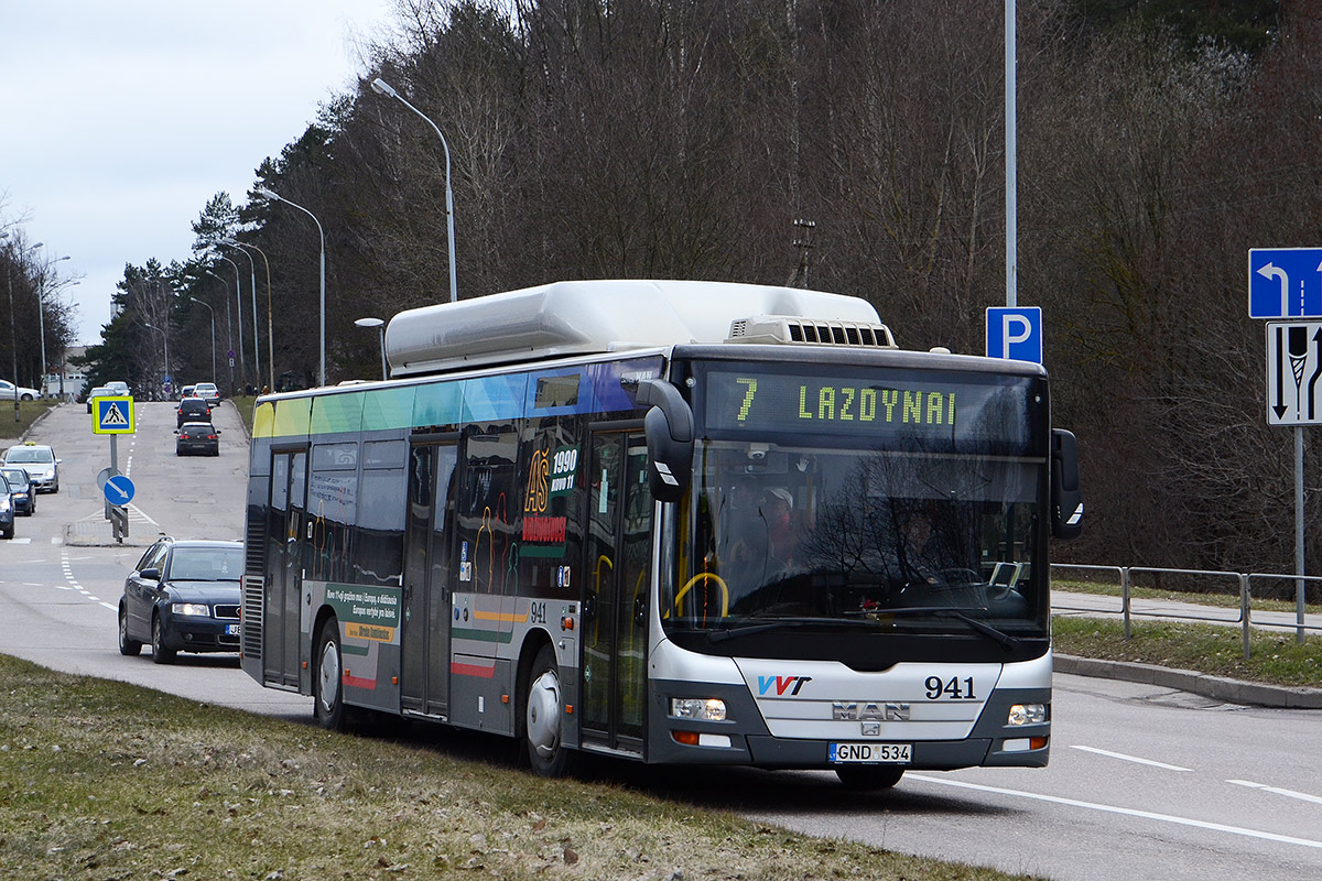 Литва, MAN A21 Lion's City NL273 CNG № 941