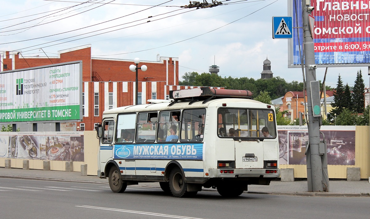 Томская область, ПАЗ-32054 № Е 948 НО 70