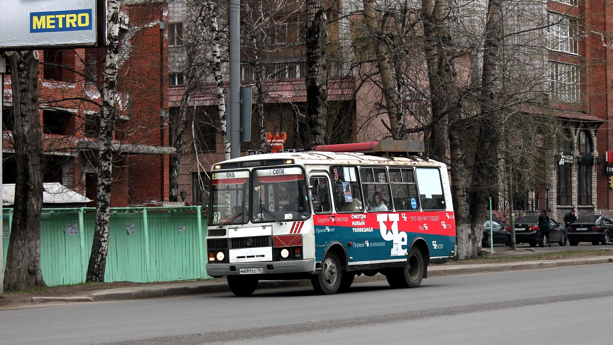 Томская область, ПАЗ-32051-110 № М 691 СС 70