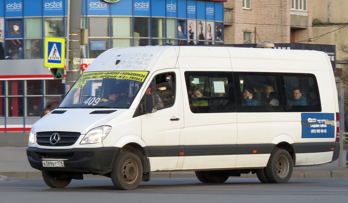 Санкт-Петербург, Луидор-22360C (MB Sprinter) № В 389 ВТ 178