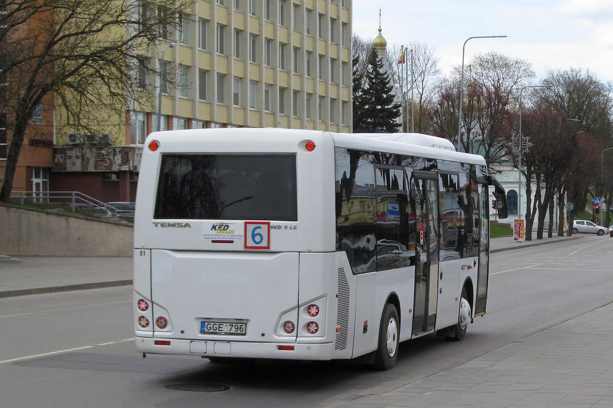 Литва, TEMSA MD9 LE № 81