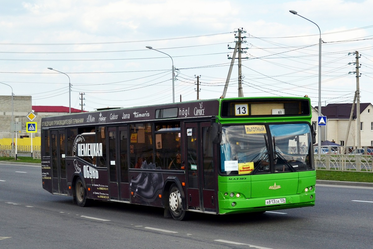 Ставропольский край, МАЗ-103.465 № 13