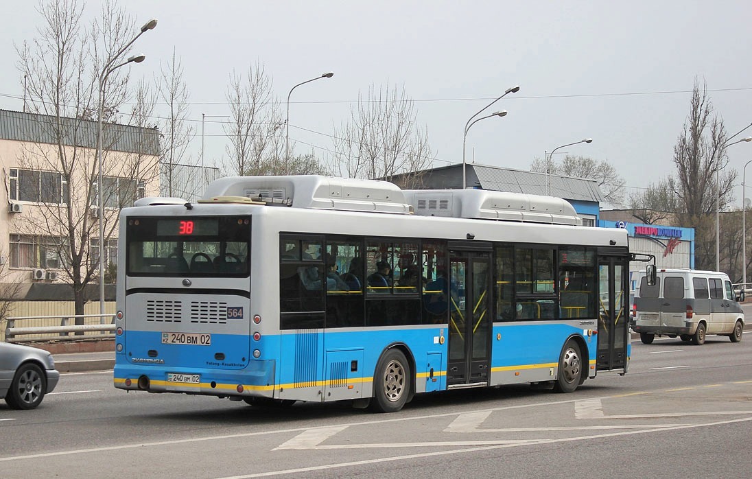 Алматы, Yutong ZK6118HGA № 564