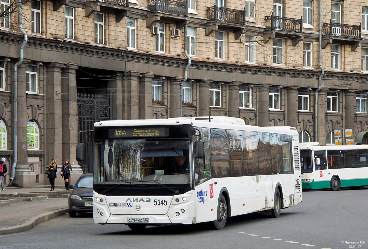 Санкт-Петербург, ЛиАЗ-5292.30 № 5345