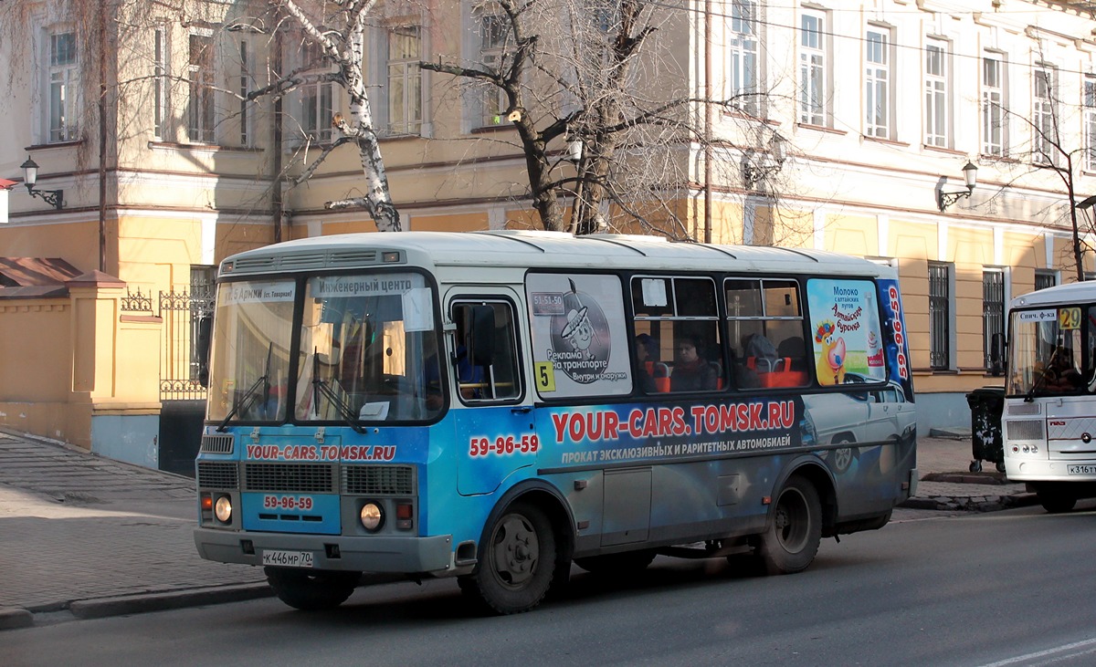 Томская область, ПАЗ-32054 № К 446 МР 70