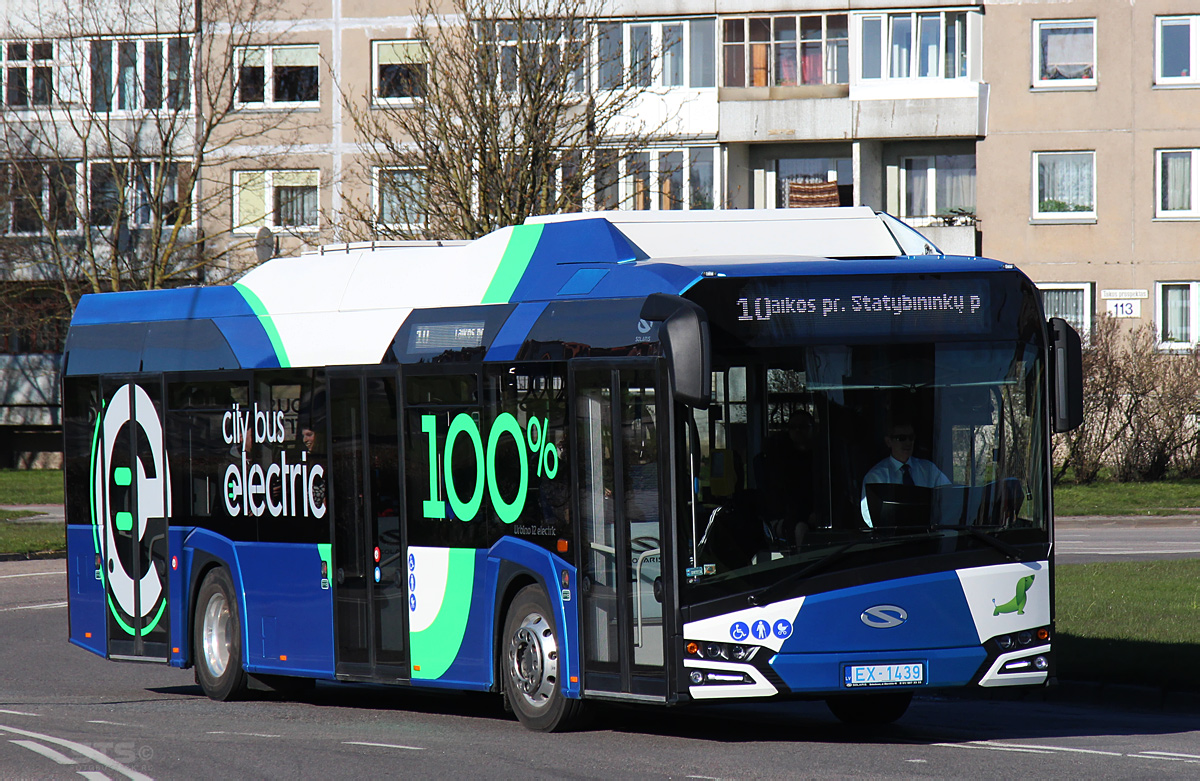 Литва, Solaris Urbino IV 12 electric № EX-1439