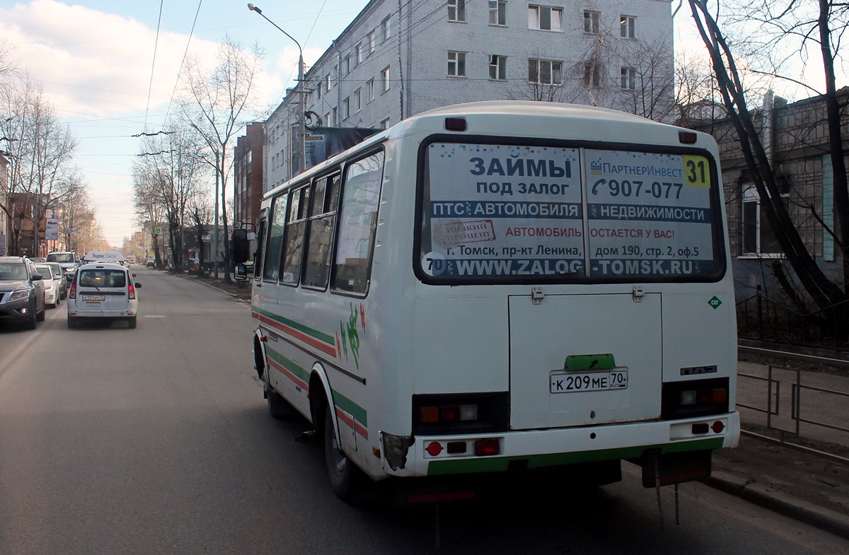 Томская область, ПАЗ-32054 № К 209 МЕ 70