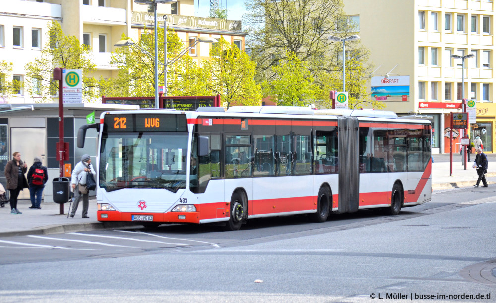 Нижняя Саксония, Mercedes-Benz O530G Citaro G № 483