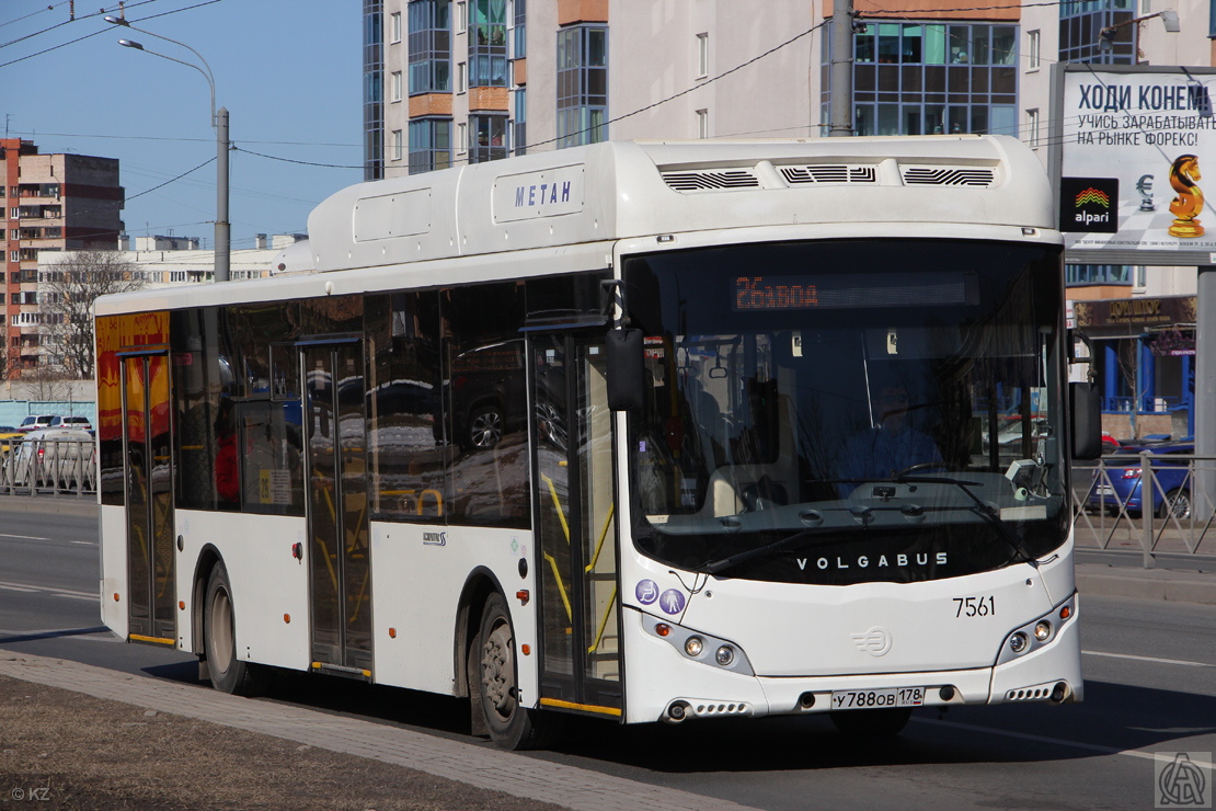 Санкт-Петербург, Volgabus-5270.G2 (CNG) № 7561