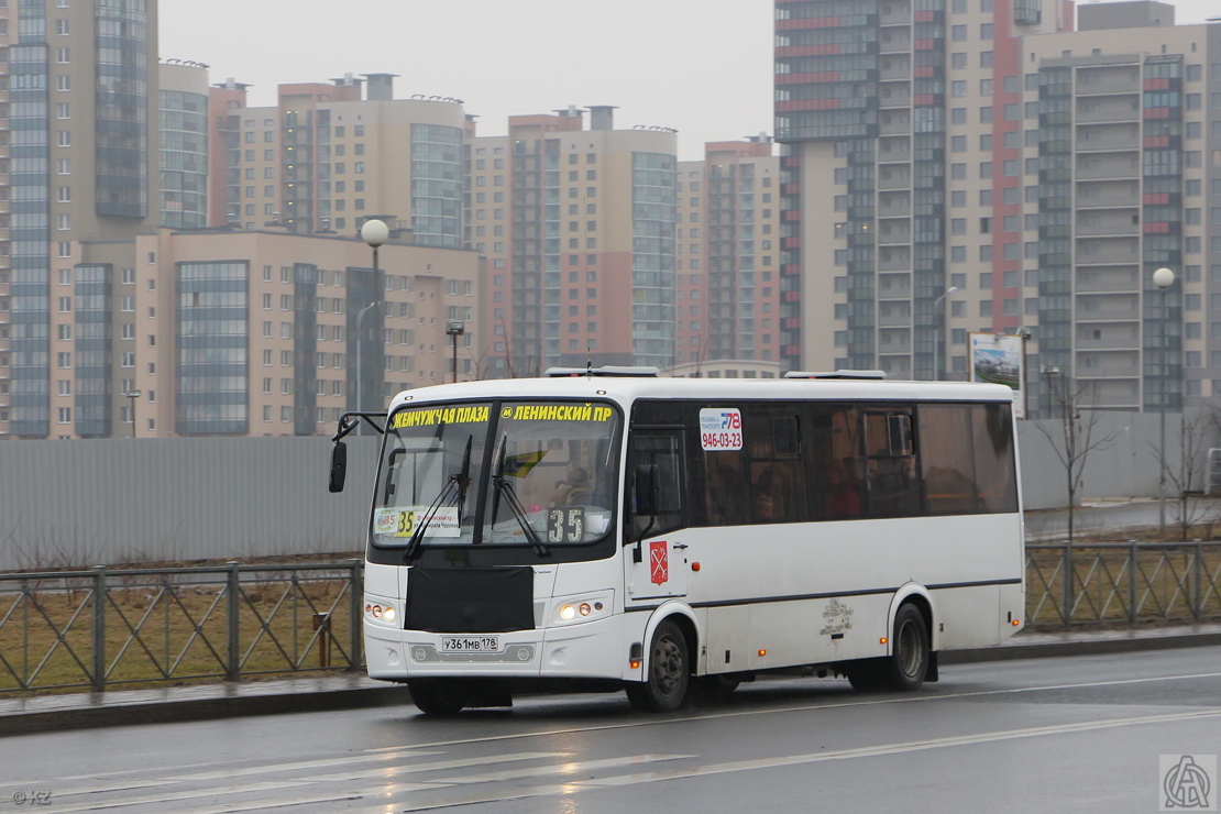 Saint Petersburg, PAZ-320414-05 "Vektor" (1-2) № У 361 МВ 178