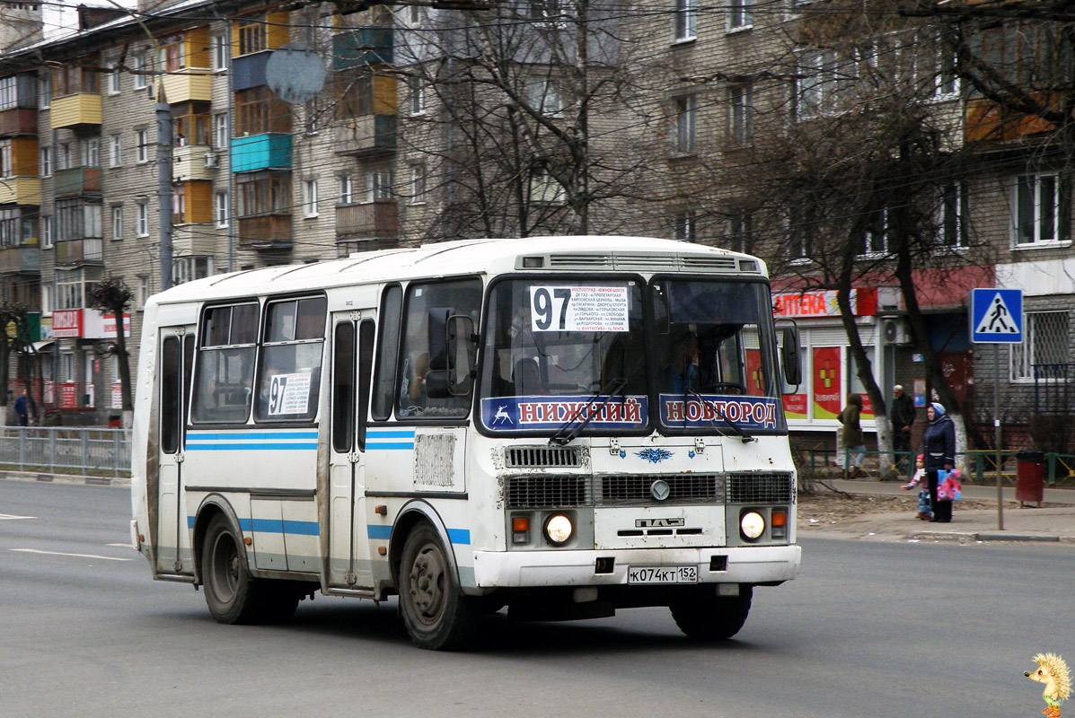 Нижегородская область, ПАЗ-32054 № К 074 КТ 152