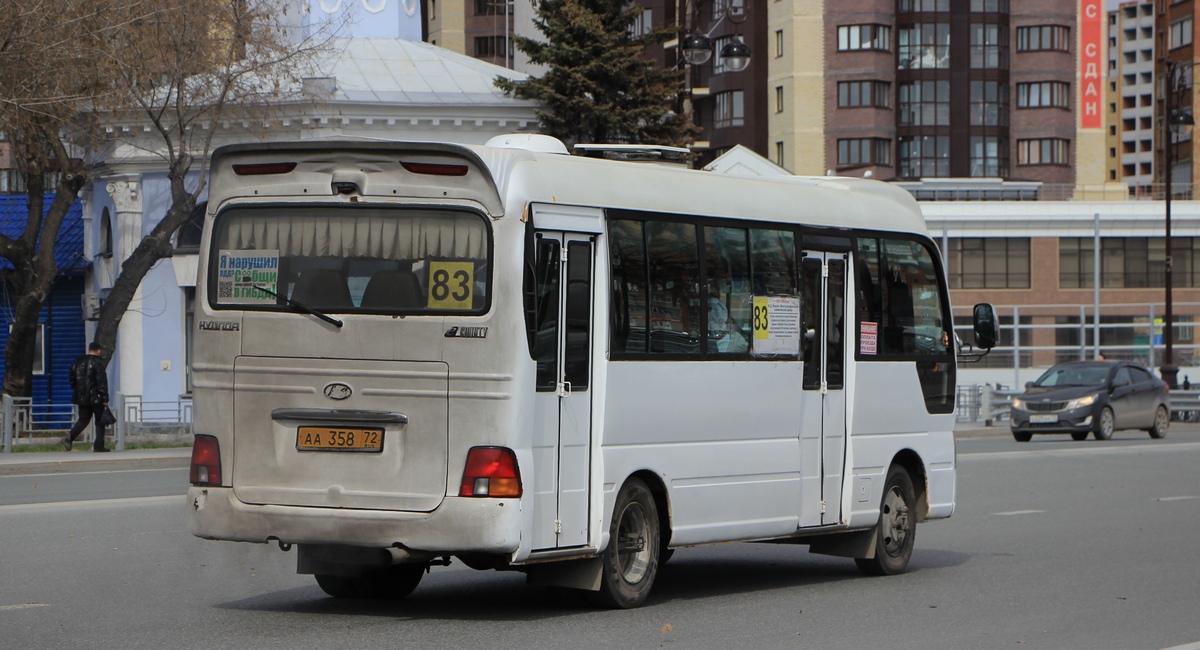 Тюменская область, Hyundai County № АА 358 72