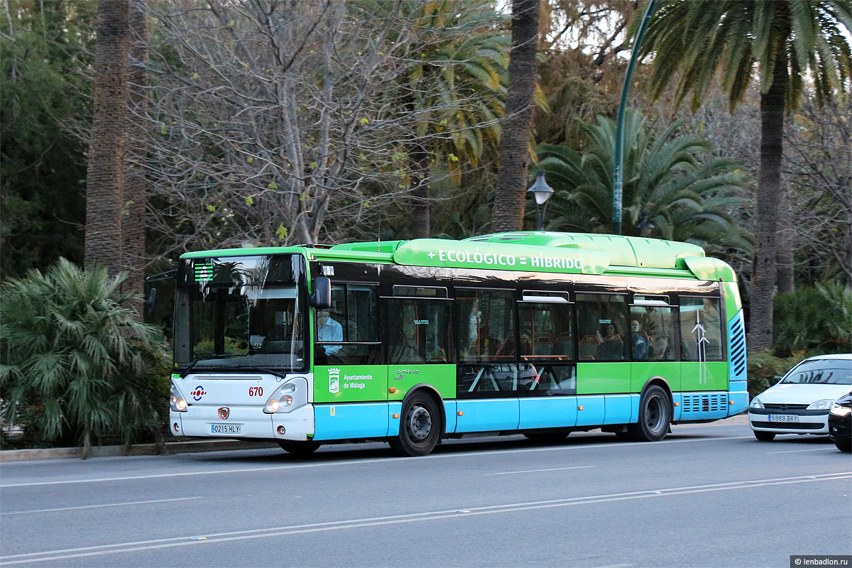 Spanyolország, Irisbus Citelis 12M Hybrid sz.: 670