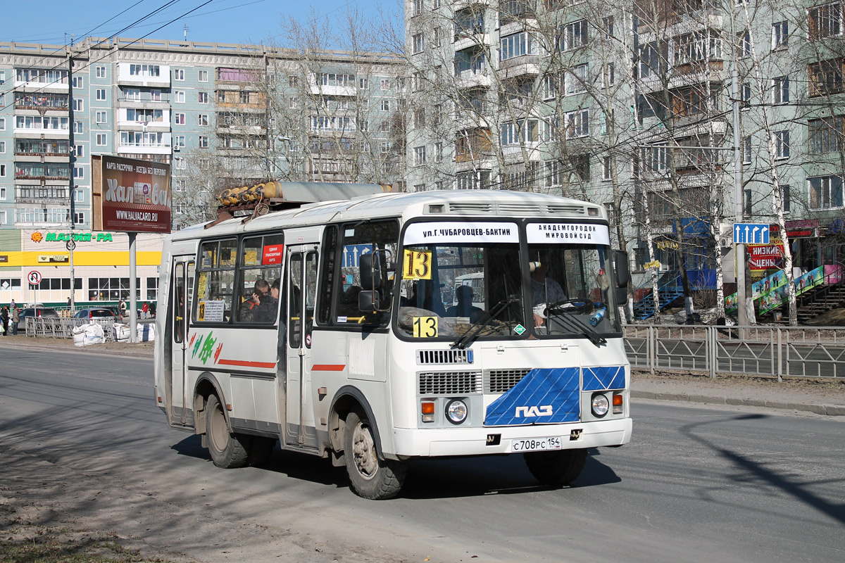 Томская область, ПАЗ-32054 № С 708 РС 154