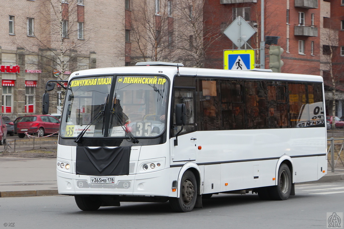 Санкт-Петербург, ПАЗ-320414-05 "Вектор" (1-2) № У 365 МВ 178