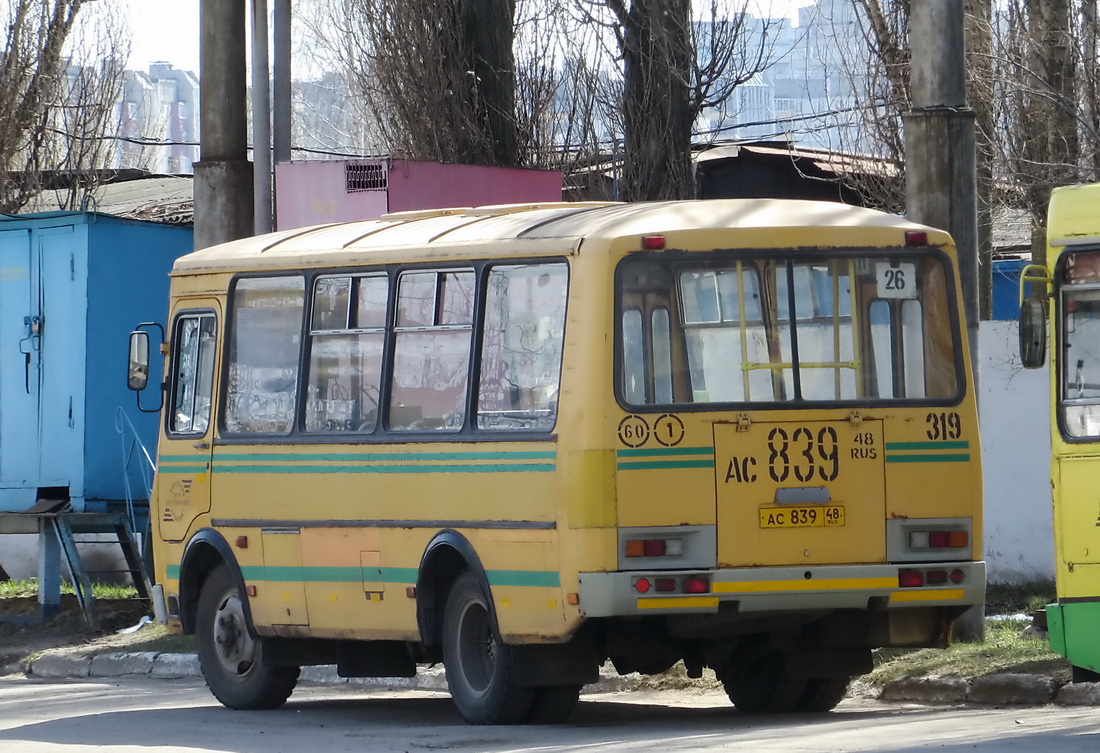 Липецкая область, ПАЗ-32054-07 № 319