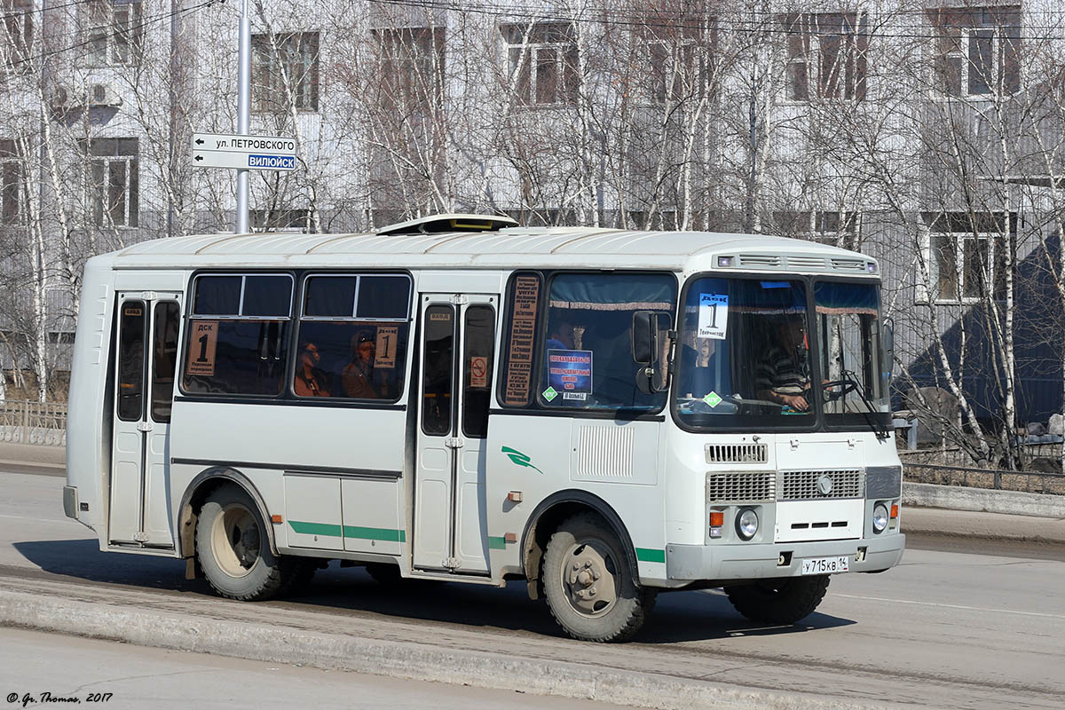 Sakha (Yakutia), PAZ-32054 # У 715 КВ 14