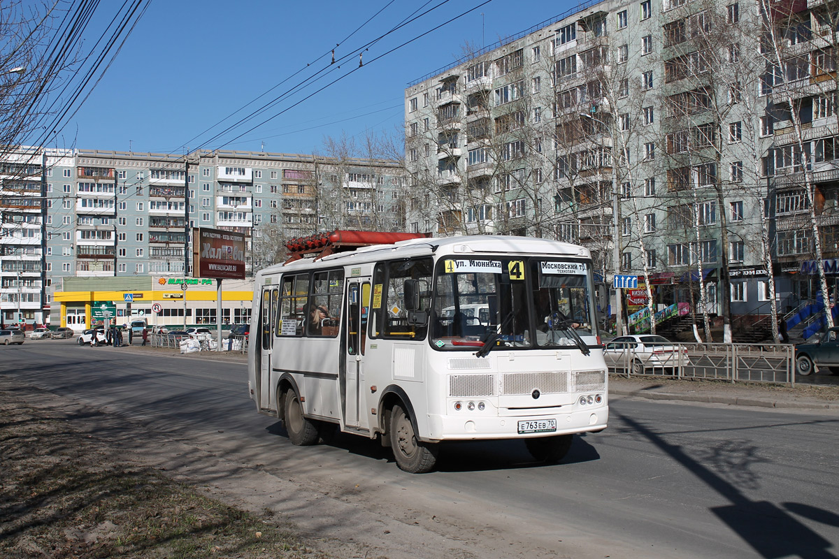 Томская область, ПАЗ-32054 № Е 763 ЕВ 70