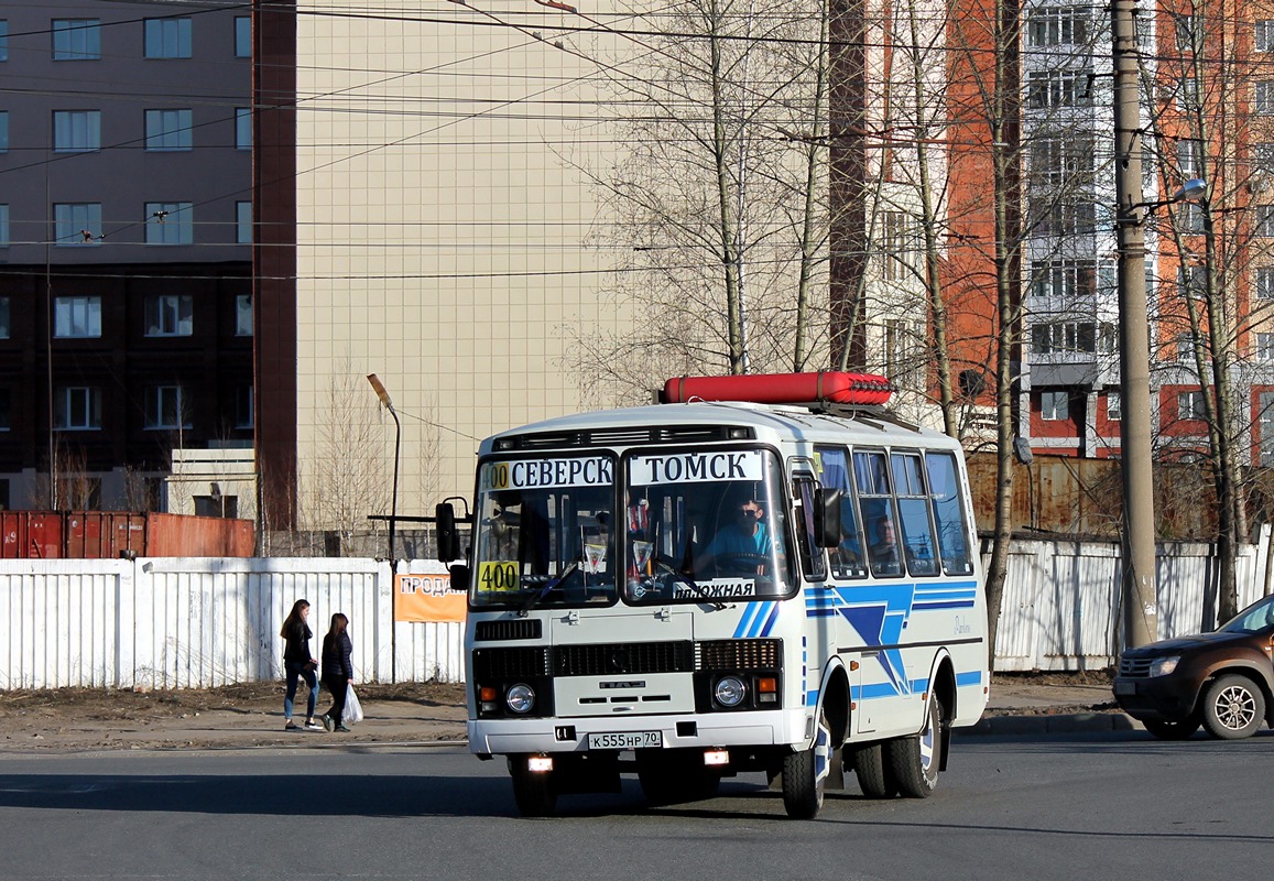 Томская область, ПАЗ-32054 № К 555 НР 70