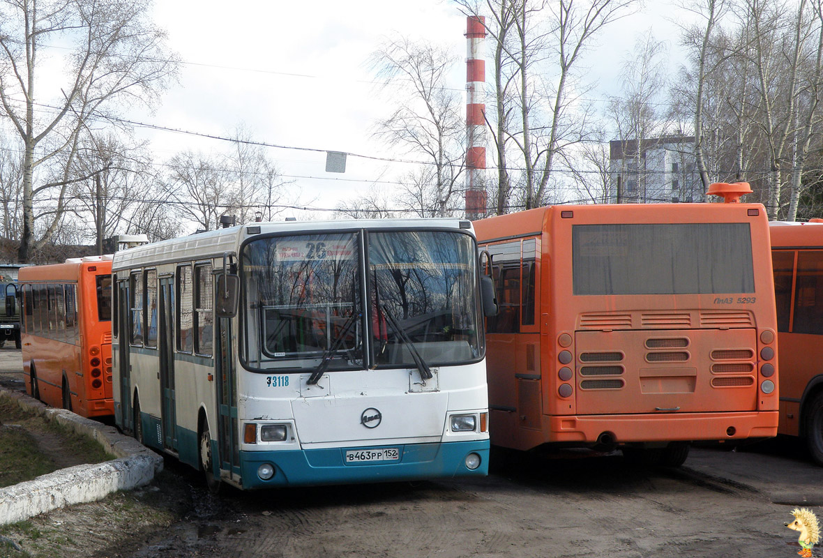 Nizhegorodskaya region, LiAZ-5256.26 Nr. 33118; Nizhegorodskaya region — Depots