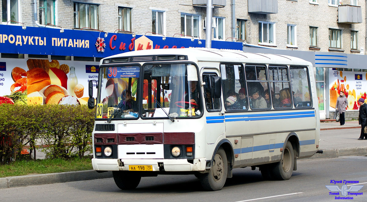 Томская область, ПАЗ-32054 № АА 198 70