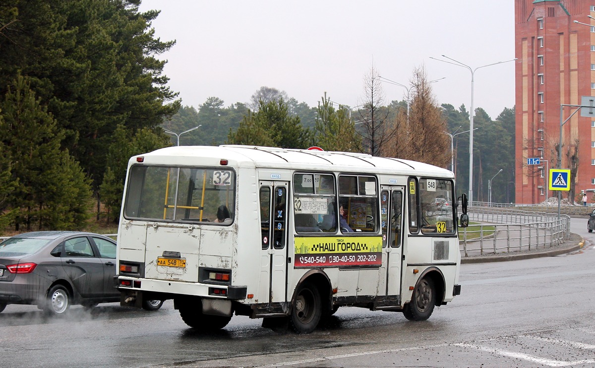 Томская область, ПАЗ-32054 № АА 548 70