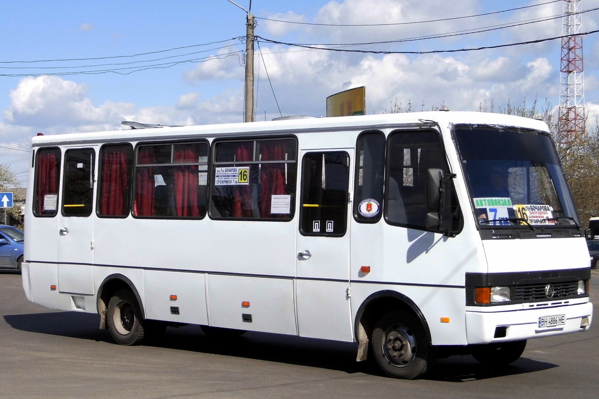 Одесская область, БАЗ-А079.23 "Мальва" № BH 4886 HE