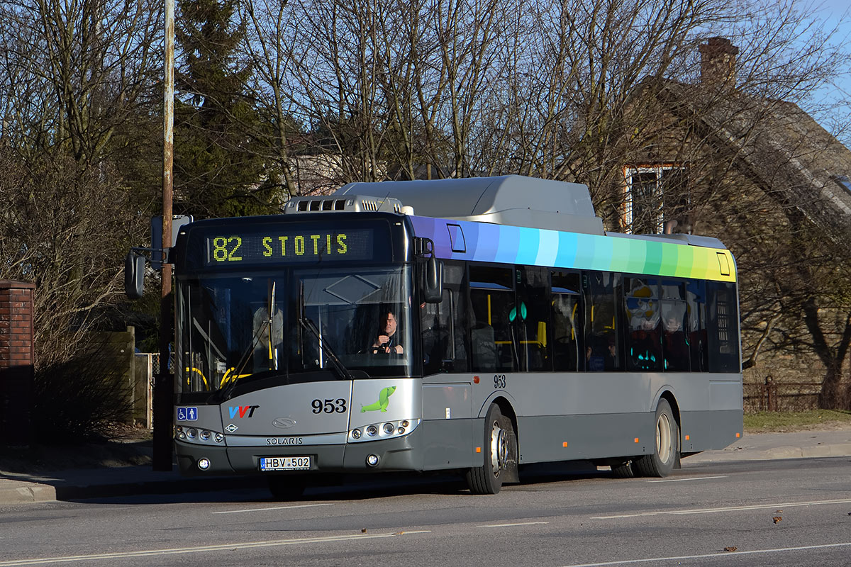 Литва, Solaris Urbino III 12 CNG № 953