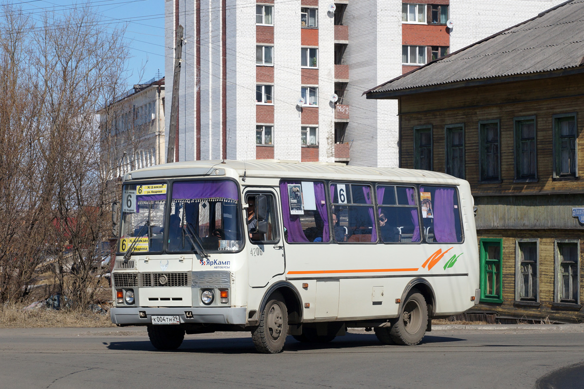 Архангельская область, ПАЗ-32054 № 4206