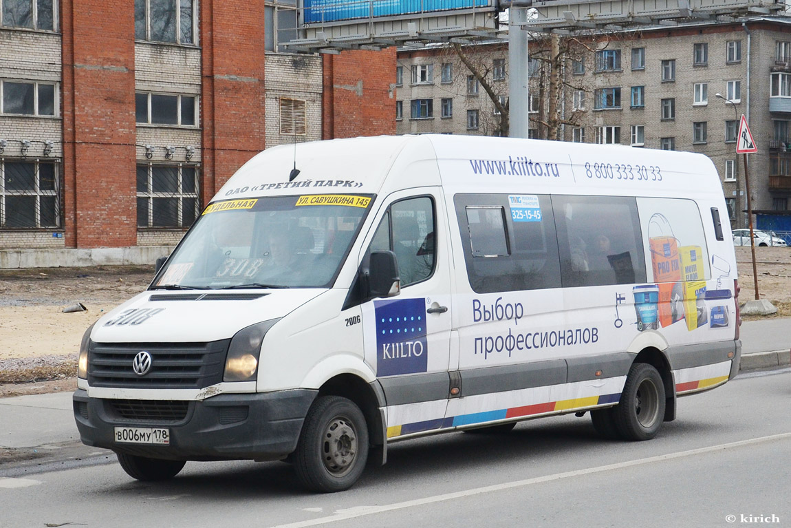 Санкт-Петербург, БТД-2219 (Volkswagen Crafter) № В 006 МУ 178