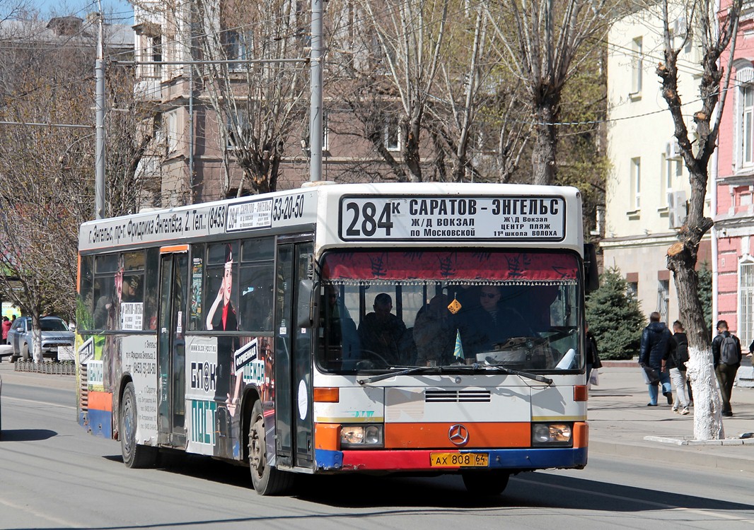 Саратовская область, Mercedes-Benz O405N № АХ 808 64