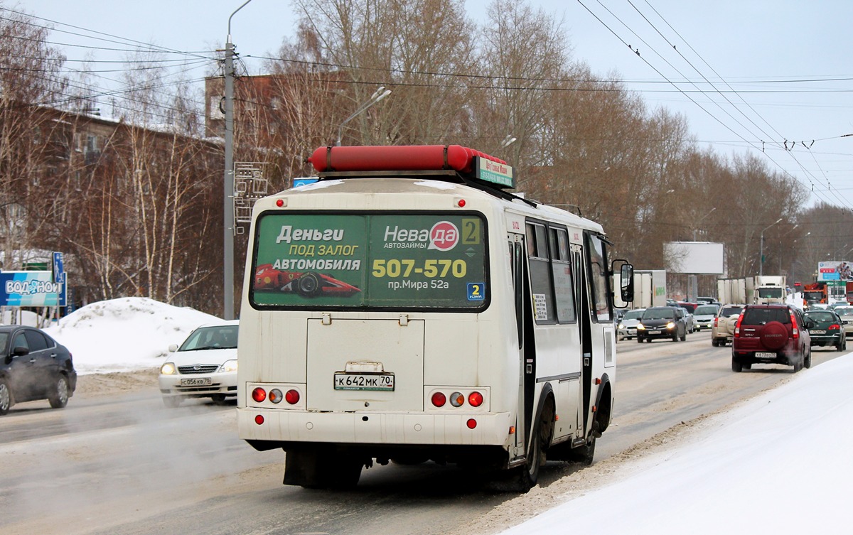 Томская область, ПАЗ-32054 № К 642 МК 70