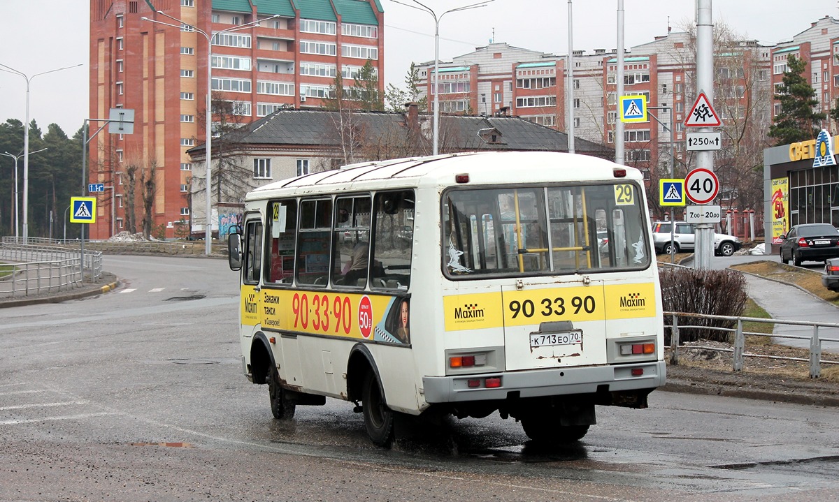 Томская область, ПАЗ-32054 № К 713 ЕО 70