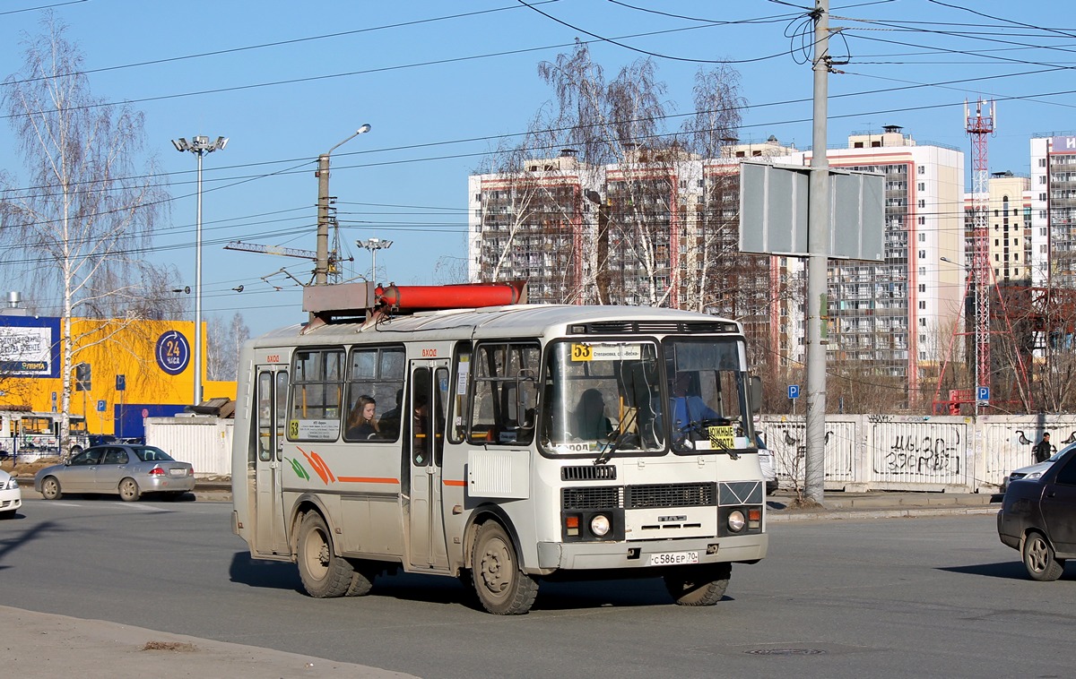 Томская область, ПАЗ-32054 № С 586 ЕР 70