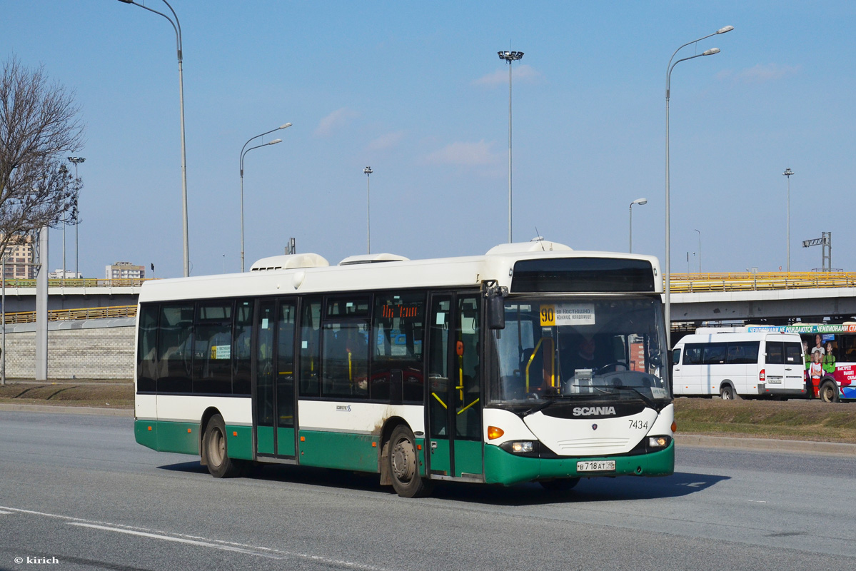 Санкт-Петербург, Scania OmniLink I (Скания-Питер) № 7434