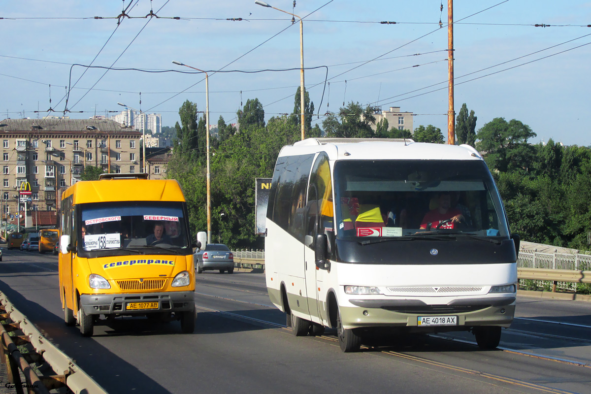 Днепропетровская область, Рута 25 № 4244; Днепропетровская область, Indcar Mago 2 № AE 4018 AX