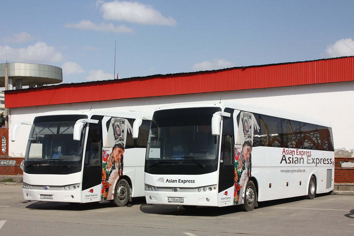 Таджикистан, TEMSA HD C12 № 127 ХС 01; Таджикистан, TEMSA HD C12 № 116 ХС 01